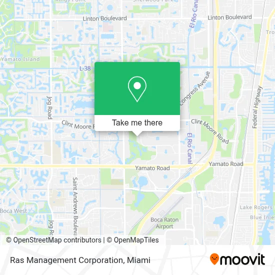 Ras Management Corporation map