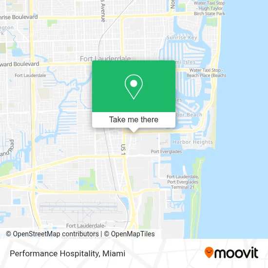 Performance Hospitality map