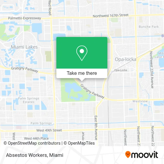 Absestos Workers map