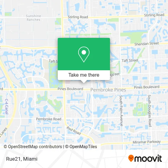 Rue21 map