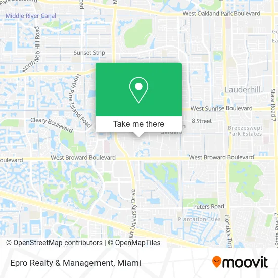 Epro Realty & Management map
