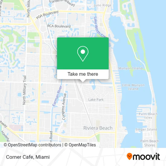 Corner Cafe map