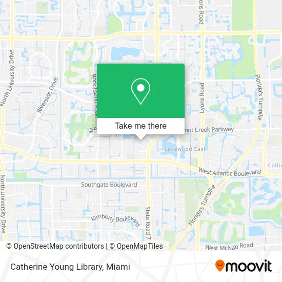 Catherine Young Library map