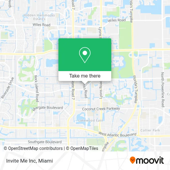 Invite Me Inc map