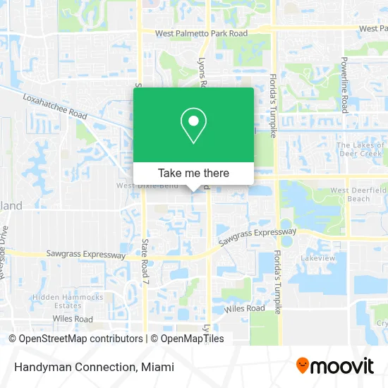 Handyman Connection map