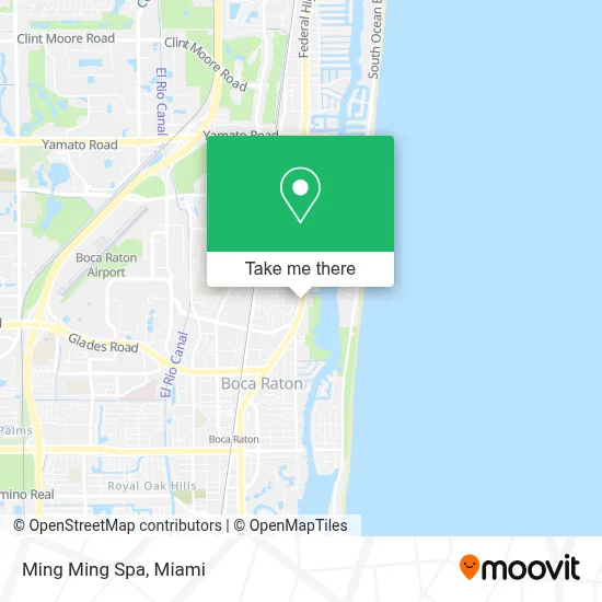 Ming Ming Spa map