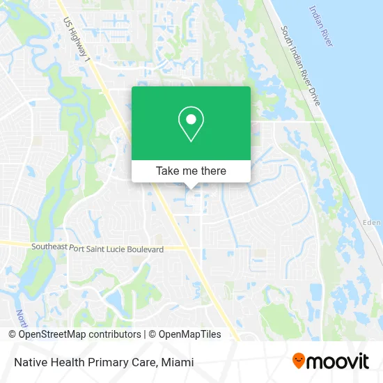 Native Health Primary Care map