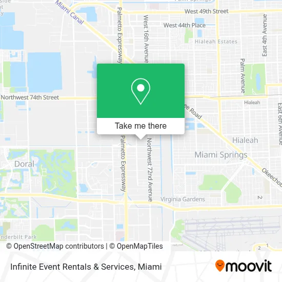 Infinite Event Rentals & Services map