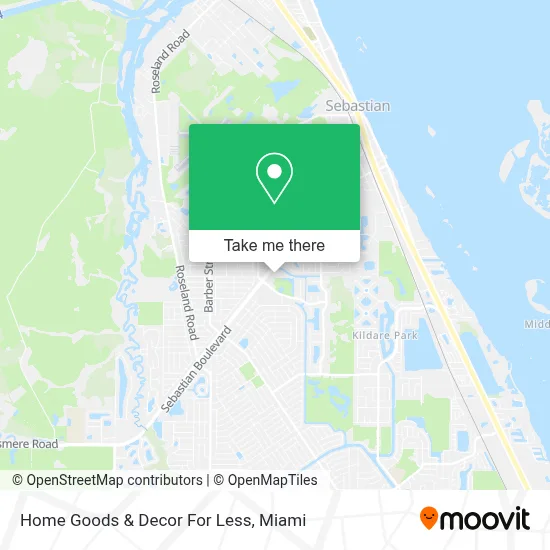 Home Goods & Decor For Less map