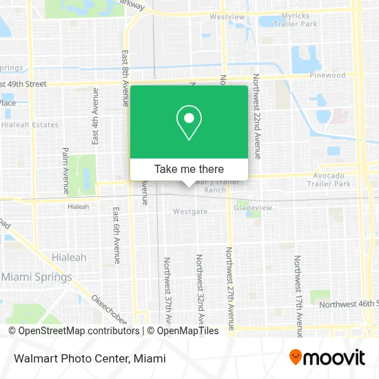 Walmart Photo Center map