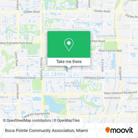 Boca Pointe Community Association map