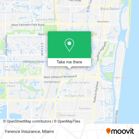 Ference Insurance map