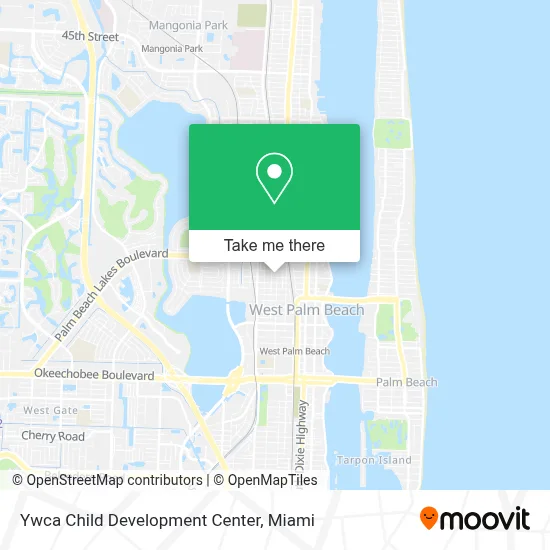 Ywca Child Development Center map