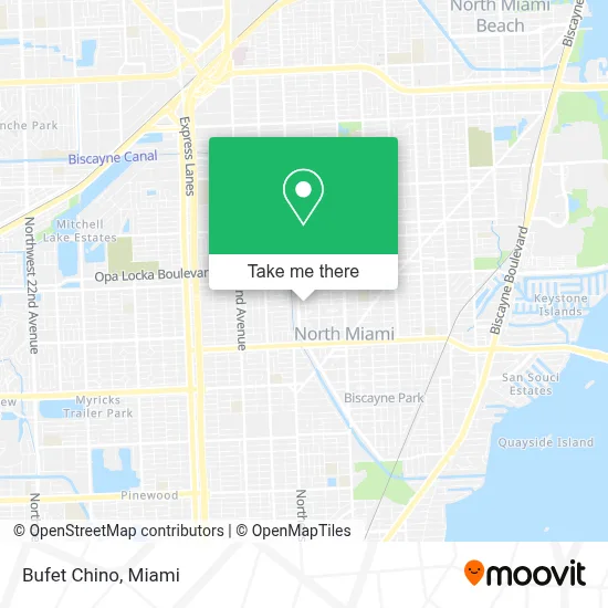 Bufet Chino map