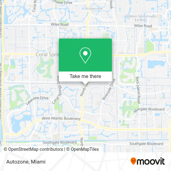 Autozone map