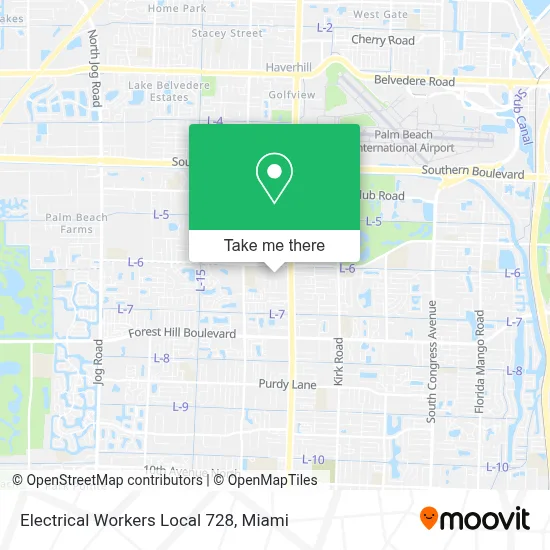 Electrical Workers Local 728 map