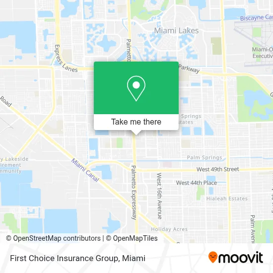 First Choice Insurance Group map