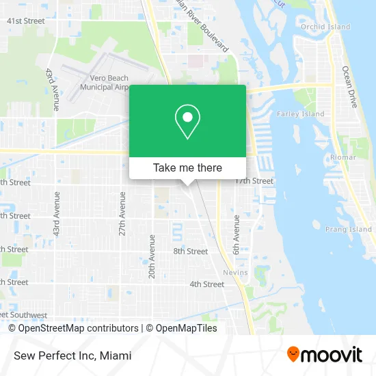 Sew Perfect Inc map