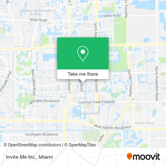 Invite Me Inc. map