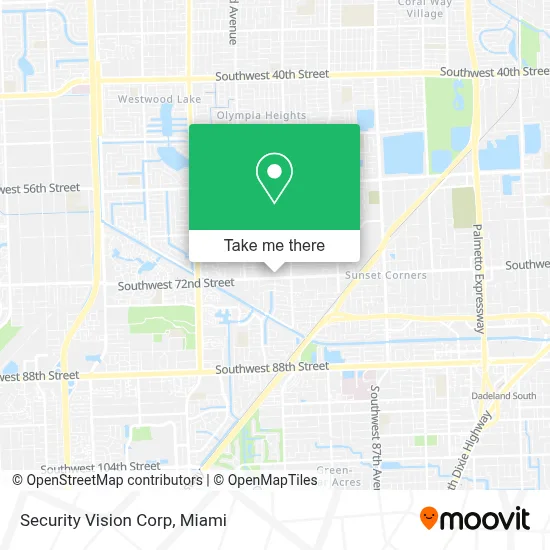 Security Vision Corp map