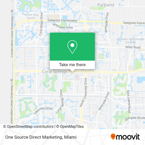 One Source Direct Marketing map