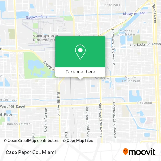 Case Paper Co. map