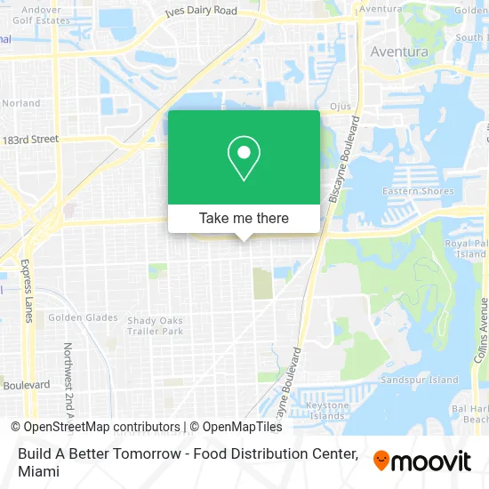 Build A Better Tomorrow - Food Distribution Center map