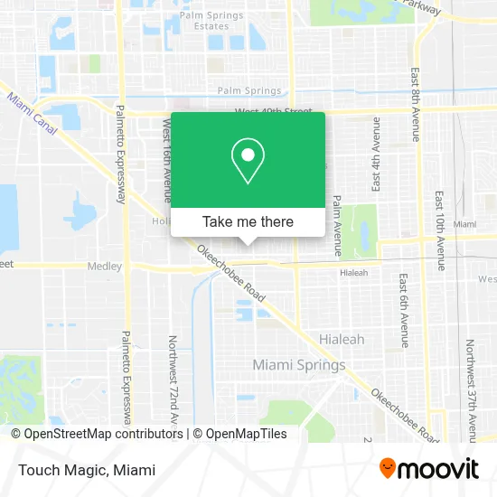 Touch Magic map