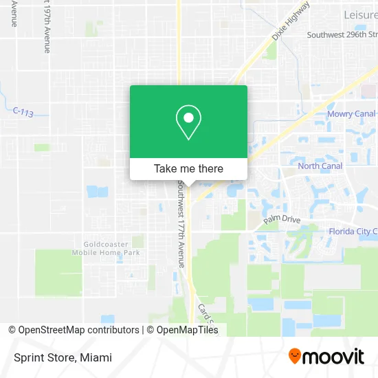 Sprint Store map