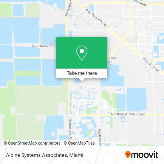 Alpine Systems Associates map