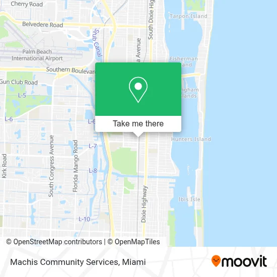 Machis Community Services map