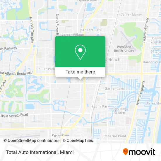Total Auto International map