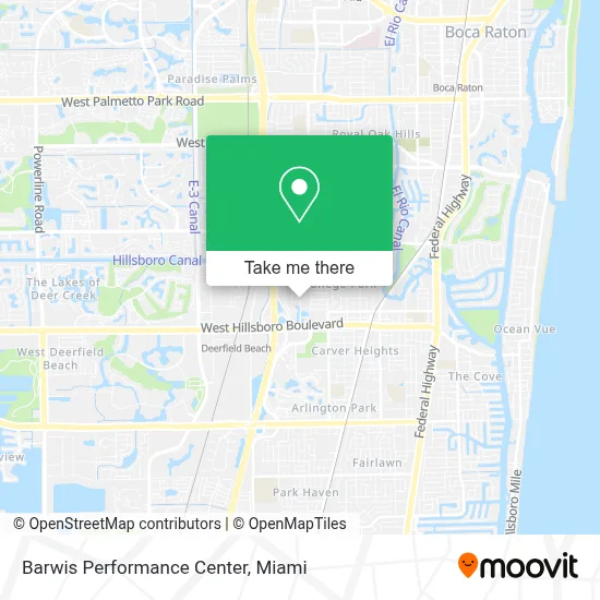 Barwis Performance Center map