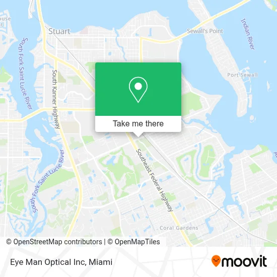 Eye Man Optical Inc map