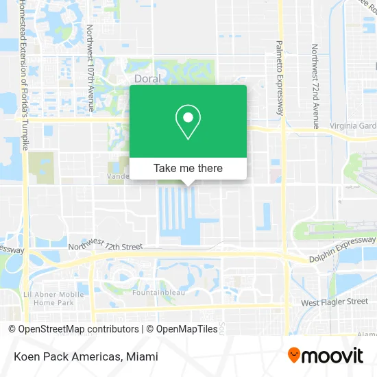 Koen Pack Americas map