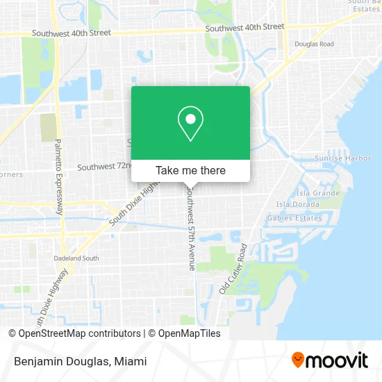 Benjamin Douglas map