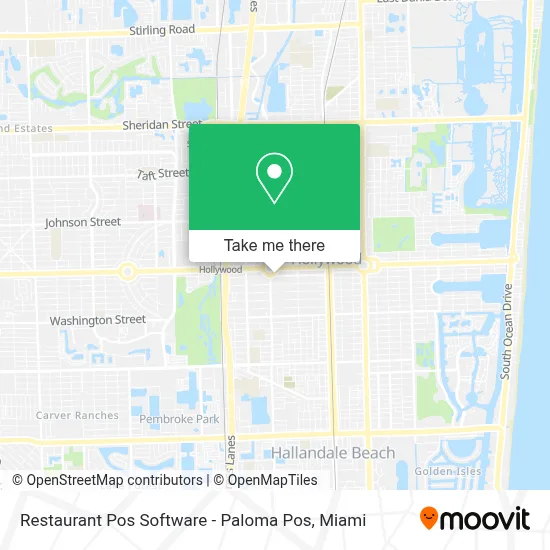 Restaurant Pos Software - Paloma Pos map