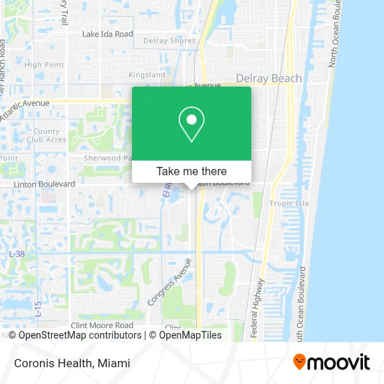 Coronis Health map