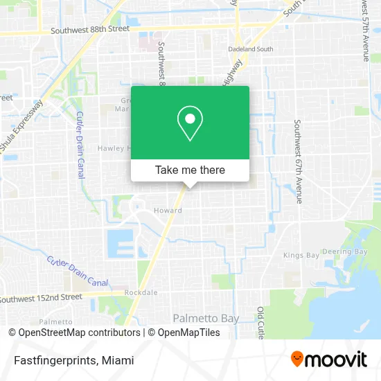 Fastfingerprints map