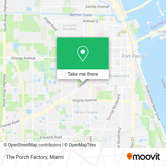 The Porch Factory map
