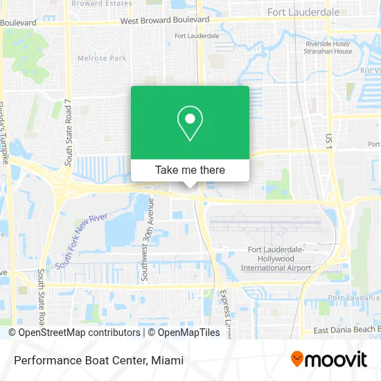 Performance Boat Center map
