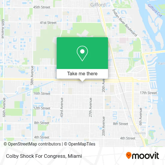 Colby Shock For Congress map