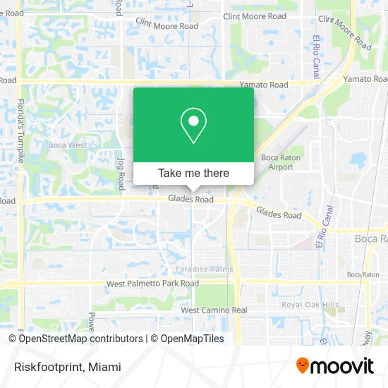 Riskfootprint map