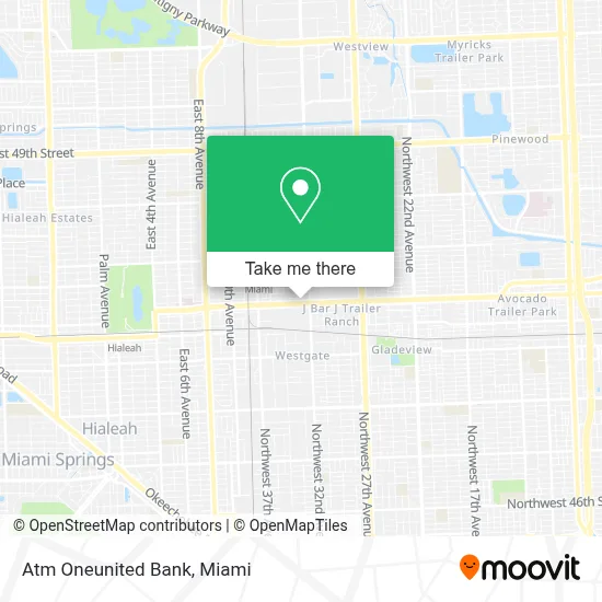 Atm Oneunited Bank map