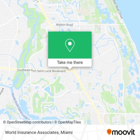 World Insurance Associates map