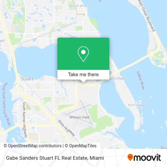 Gabe Sanders Stuart FL Real Estate map