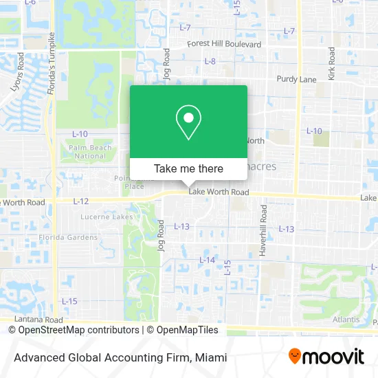 Advanced Global Accounting Firm map