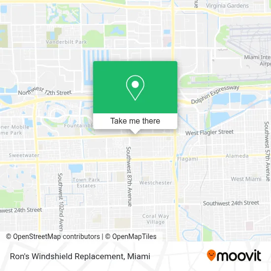 Ron's Windshield Replacement map