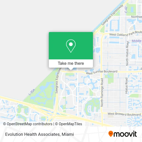 Evolution Health Associates map