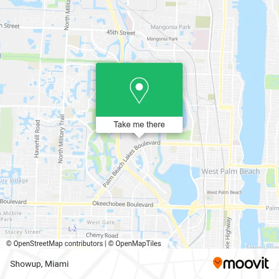 Showup map